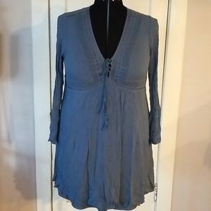 EUC TORRID Romantic Peasant dress Sz 1
